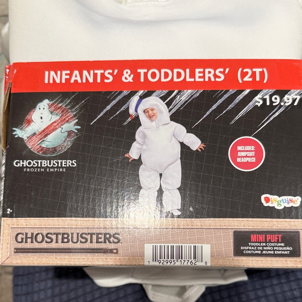 Ghostbusters Mini Puft toddler costume